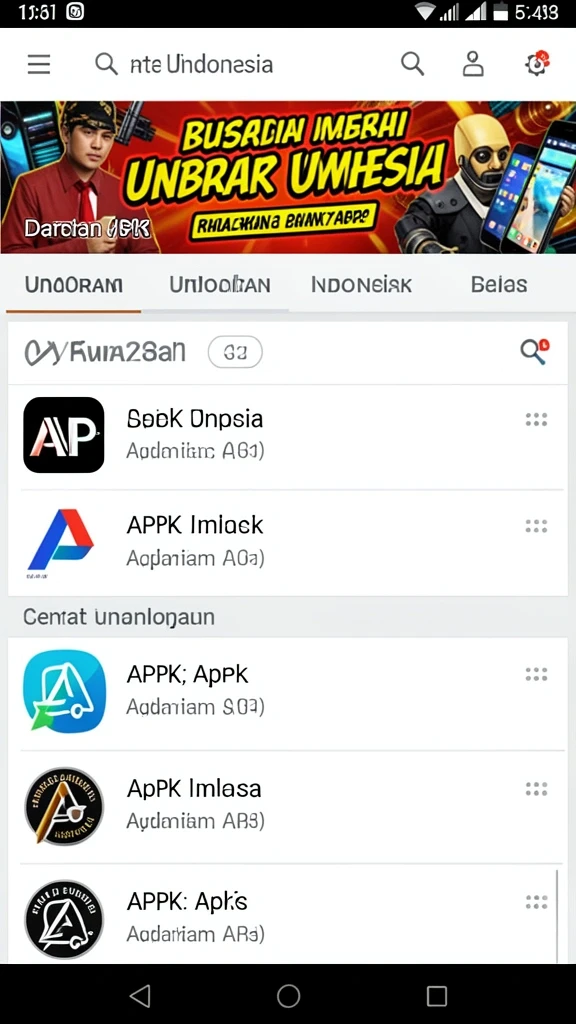 bigmsg - Tampilan utama dengan navigasi yang intuitif.