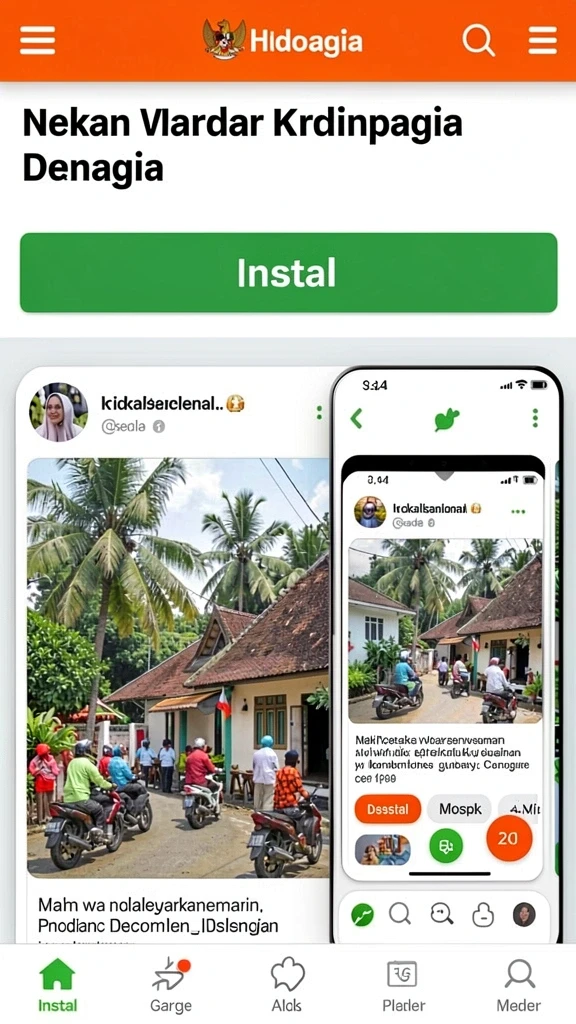 d06 - Tangkapan layar menunjukkan karakter utama dalam aksi.
