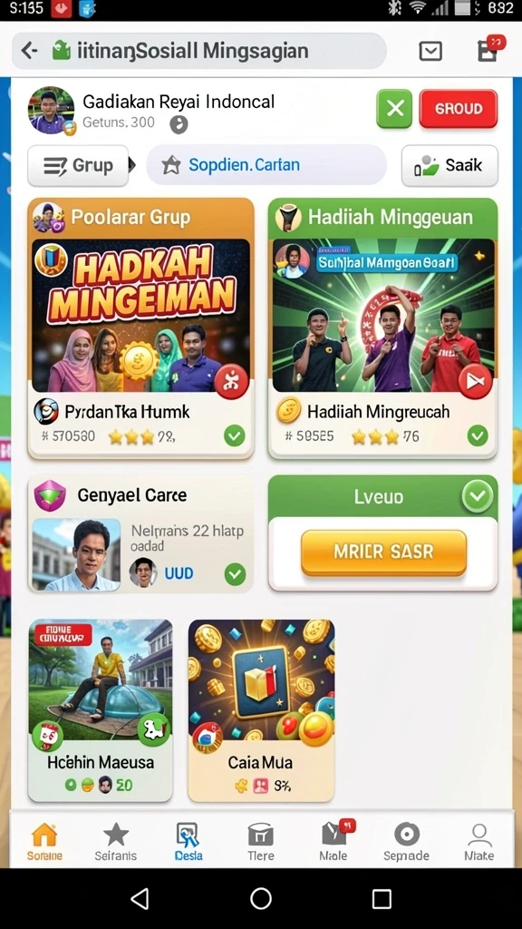 wow33 - Menu gameplay yang mudah dinavigasi dan interaktif.