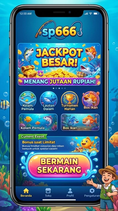 Layar utama sp666 — antarmuka bersih setelah instalasi